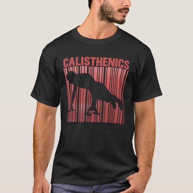 Camiseta Calisthenics Fitness Push Ups Gym Street Workout (Anverso)