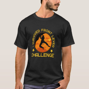 Camiseta Calisthenics Gimnásticos De La Palanca Delantera T