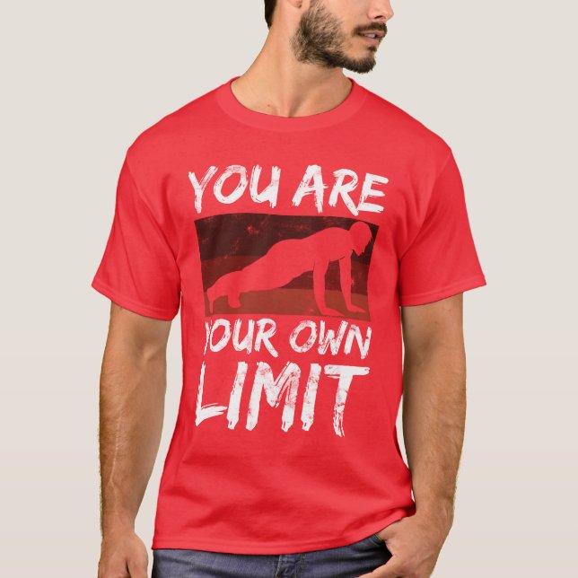 Camiseta Calisthenics Sport You Are Your Limit Mindset funn (Anverso)