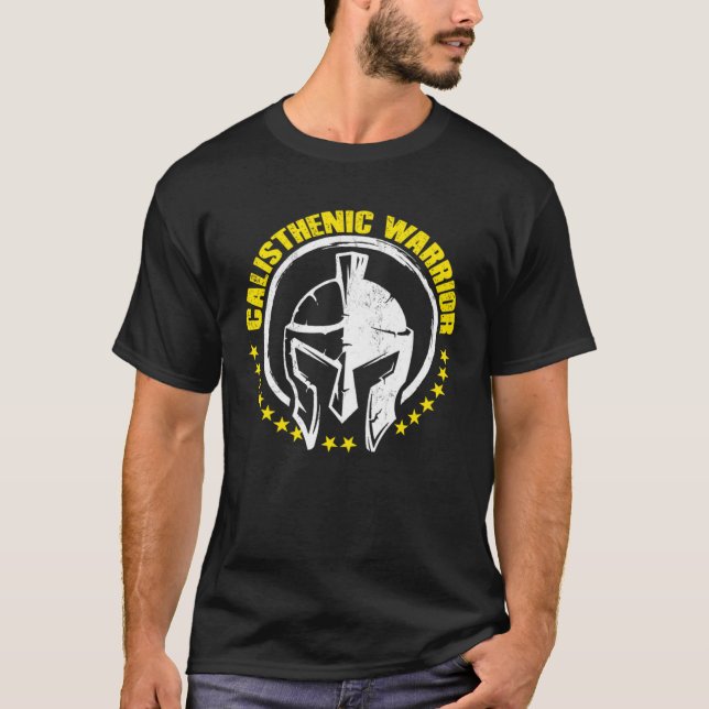Camiseta Calisthenics Warrior Gym Fitness Street Workout (Anverso)
