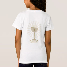 Camiseta Cáliz de Oro para Comunión Personalizado