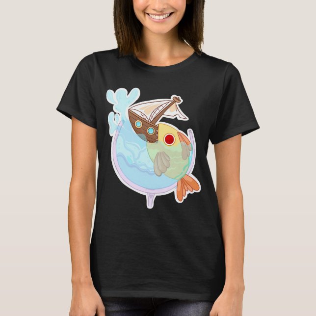 Camiseta cáliz de piraña (Anverso)