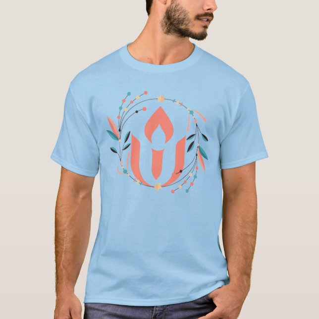 Camiseta Cáliz universal de Boho Unitarian (Anverso)