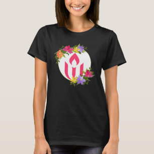 Camiseta Cáliz universal floral unitario