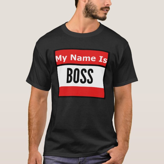Camiseta Call Me Boss (Anverso)