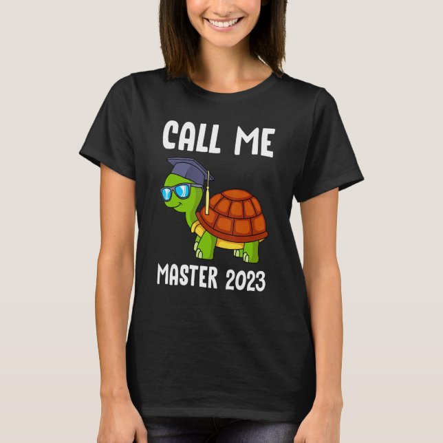 Camiseta Call me master 2023 masters degree master_1 (Anverso)