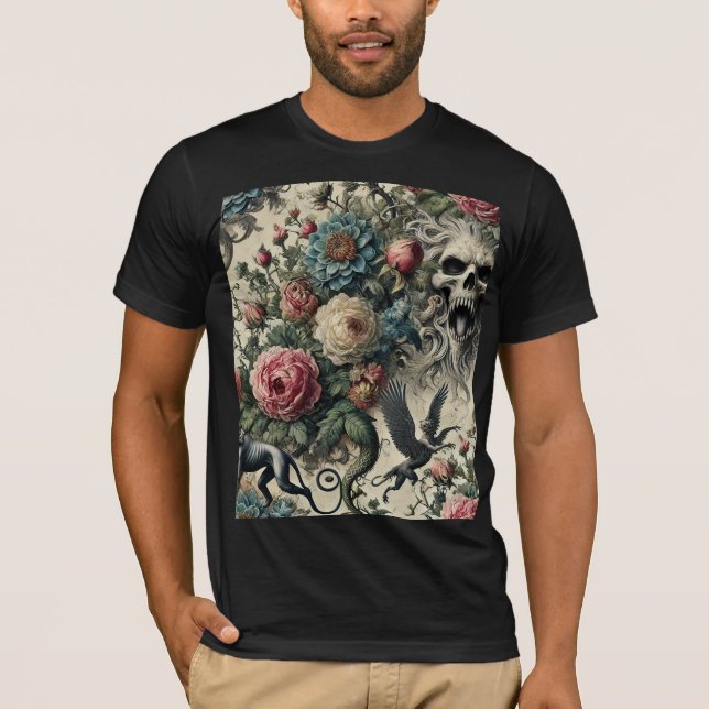 Camiseta Call to the Night Gallery – Gothic Wearable Art (Anverso)