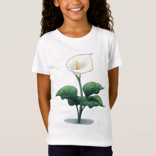 Camiseta Calla Lily Kawaii Art