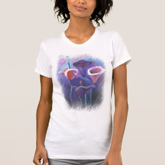 Camiseta Callas Púrpura Lilac Y Arte Púrpura