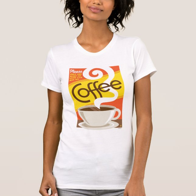 Camiseta Cállate el café (Anverso)