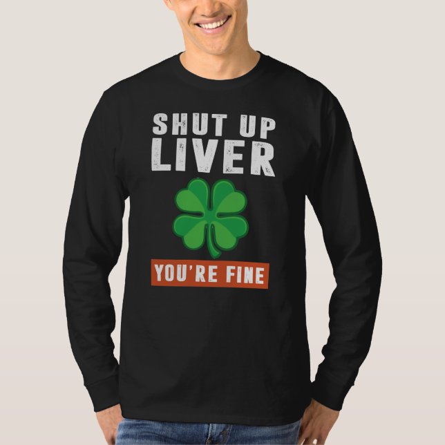 Camiseta Cállate el hígado (Anverso)