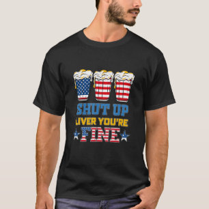 Camiseta Cállate el Hígado Eres un buen tazón de Cerveza 4 