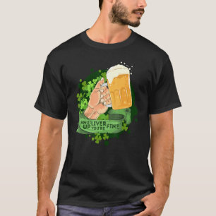 Camiseta Cállate el hígado estás bien vintage el día de San