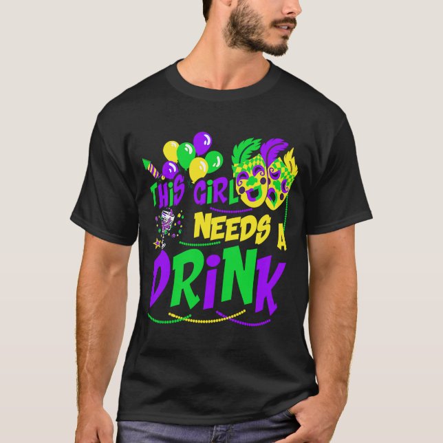 Camiseta Cállate Hígado, estás bien desfile de Mardi Gras (Anverso)