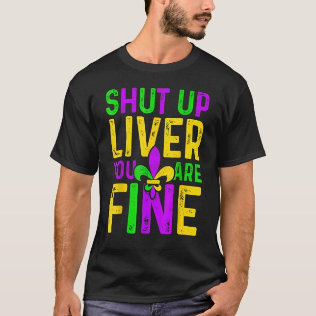 Camiseta Cállate la boca, eres el Festival del Mardi Gras d (Anverso)
