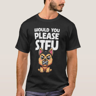 Camiseta Cállate Pastor Alemán - Raza de Perro