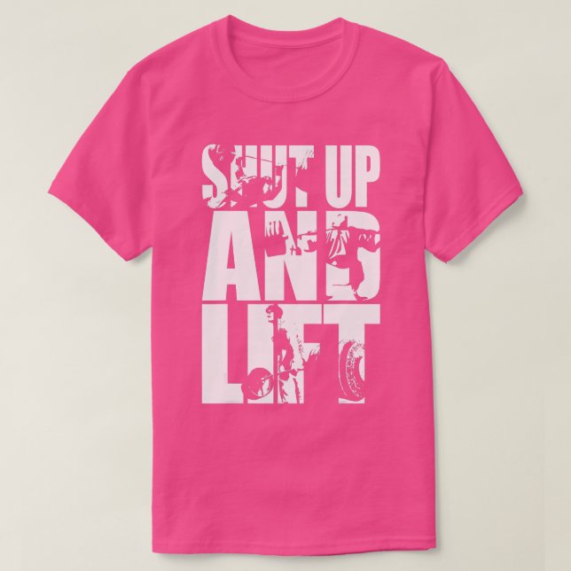 Camiseta Cállate Y Levanta Gimnasio (Diseño del anverso)