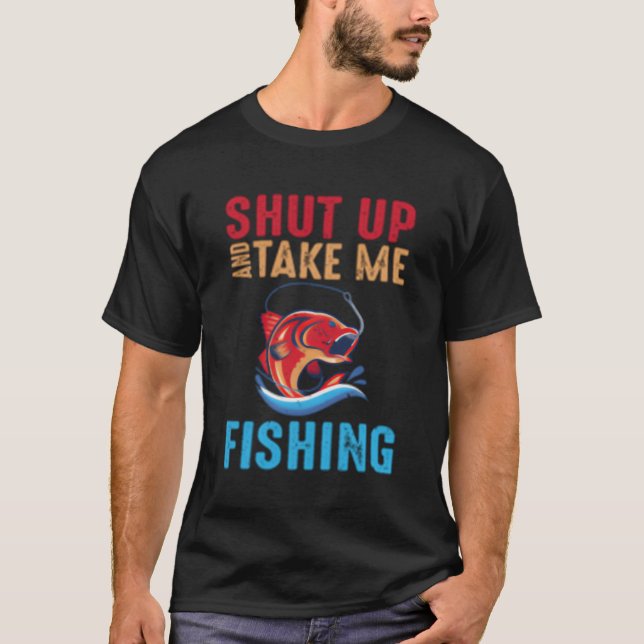 Camiseta Cállate Y Llévame Pesca (Anverso)