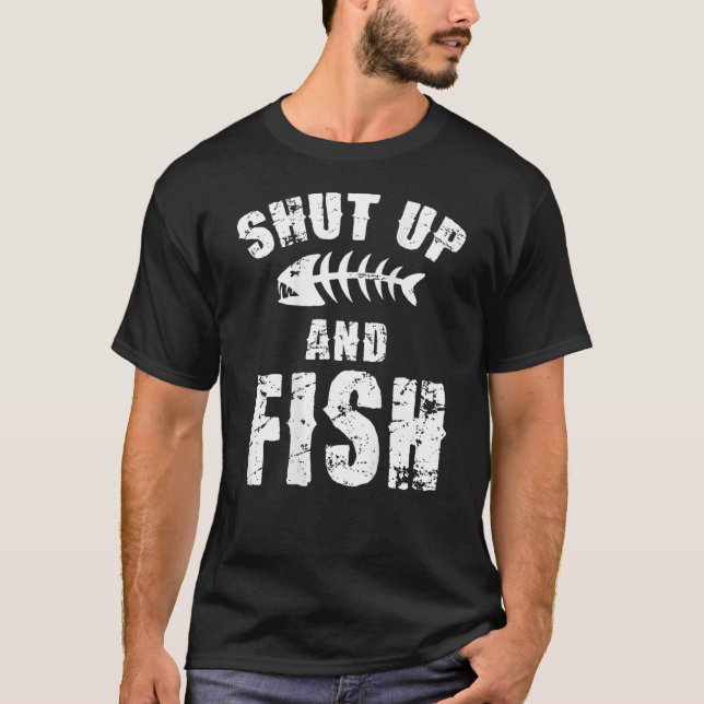 Camiseta Cállate Y Pescado (De Atrás) (Anverso)