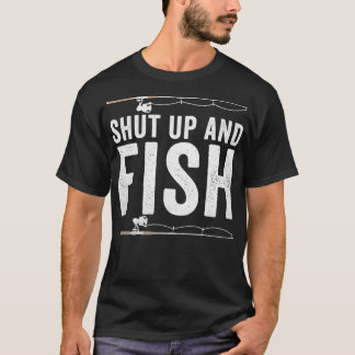 Camiseta Cállate Y Pescador De Pesca Graciosa