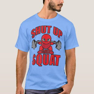 Camiseta Cállate Y Squat Kawaii Lifter Personalizado Anime