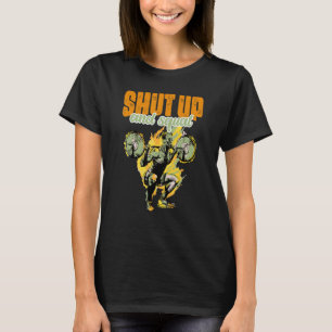 Camiseta Cállate y squat Weightlifo Gimnasio de elevación d