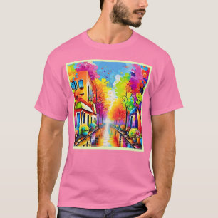 Camiseta Calle Arcoiris: Ciudad Vivid