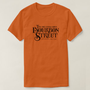 Camiseta Calle Bourbon - divertido whisky bebiendo