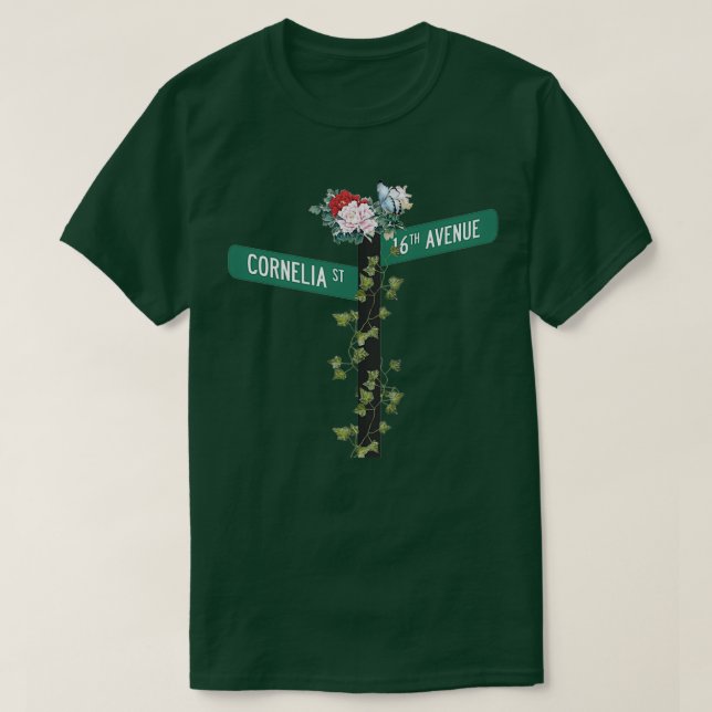 Camiseta Calle Cornelia (Diseño del anverso)