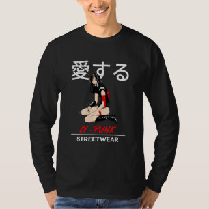 Camiseta Calle de Chica guerrero cibernético para Punk japo