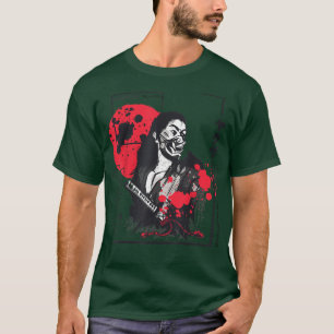 Camiseta Calle de Chica samurai japonesa Egirl Aesthetic C