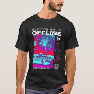 Camiseta Calle de Futurismo Japonés de Vaporwave Estético G