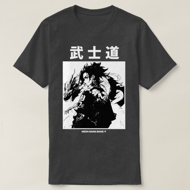 Camiseta Calle de guerrero samurai japonesa 3 TShirt (Diseño del anverso)