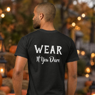Camiseta Calle de Halloween, Ponte si te atreves Calabaza s