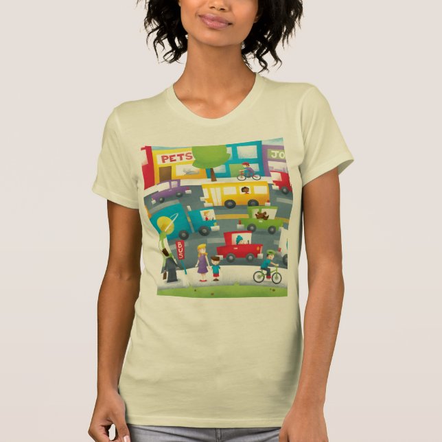 Camiseta Calle de la ciudad (Anverso)