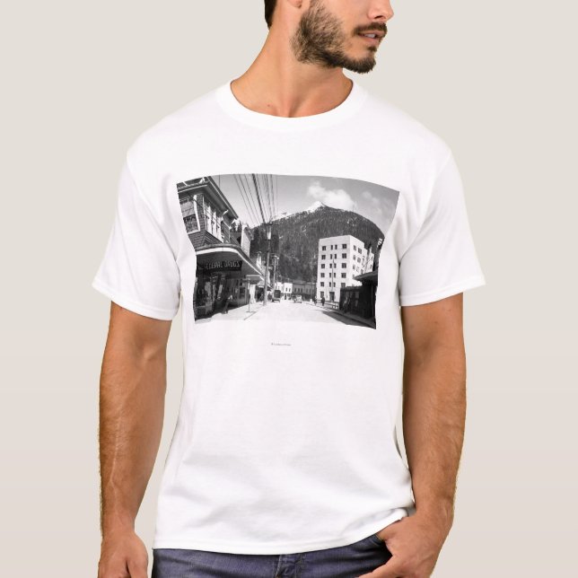 Camiseta Calle de la misión en el centro de Ketchikan (Anverso)