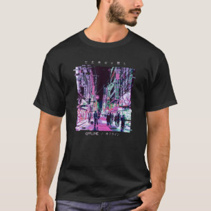 Camiseta Calle de Tokio retro japonés estético lofi de los 