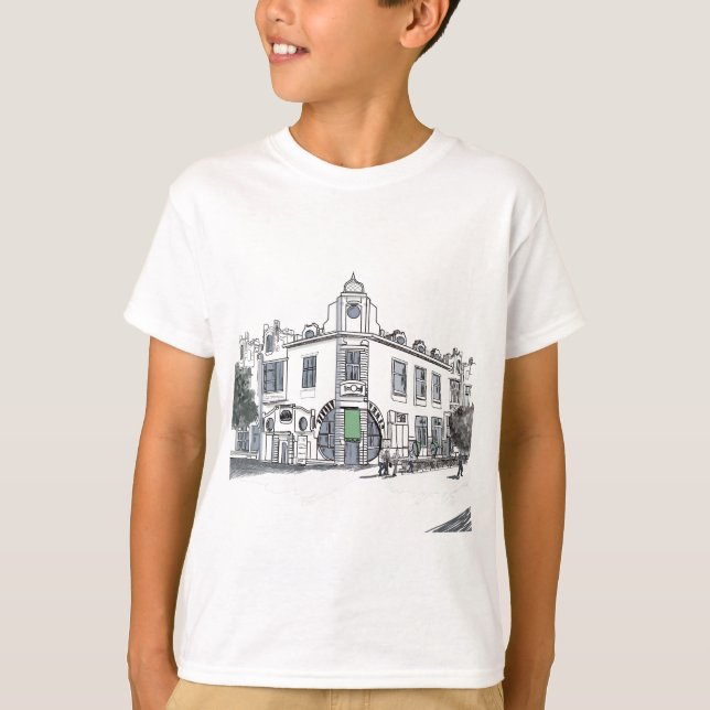 Camiseta calle del casco antiguo (Anverso)
