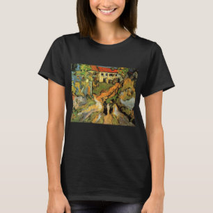 Camiseta Calle del pueblo y escaleras de Auvers, figuras