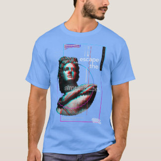 Camiseta Calle estética Glitch Apollo