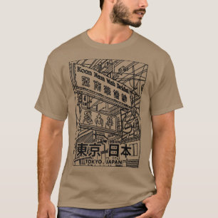 Camiseta Calle estética japonesa Calle Tokio Calle S