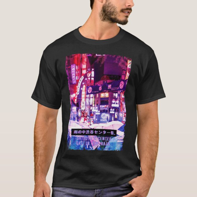 Camiseta Calle estética japonesa Tokio Japón (Anverso)