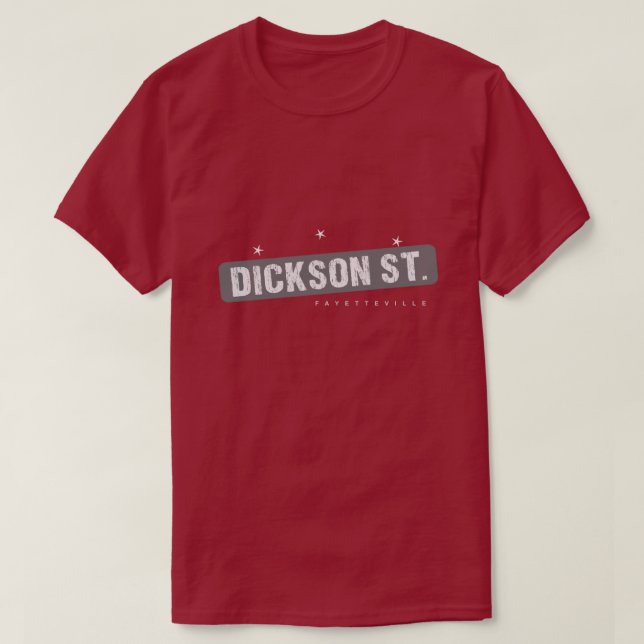 Camiseta Calle Fayetteville Arkansas de Dickson (Diseño del anverso)