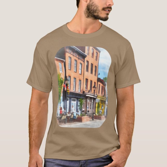 Camiseta Calle Fells Point retro (Anverso)