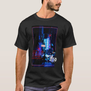Camiseta Calle Futurista Cyberpunk Lofi