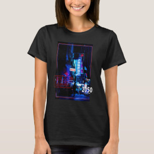 Camiseta Calle Futurista Cyberpunk Lofi