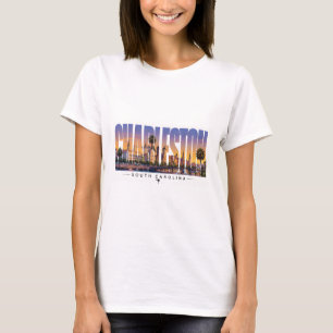 Camiseta Calle histórica de Charleston Carolina del Sur via