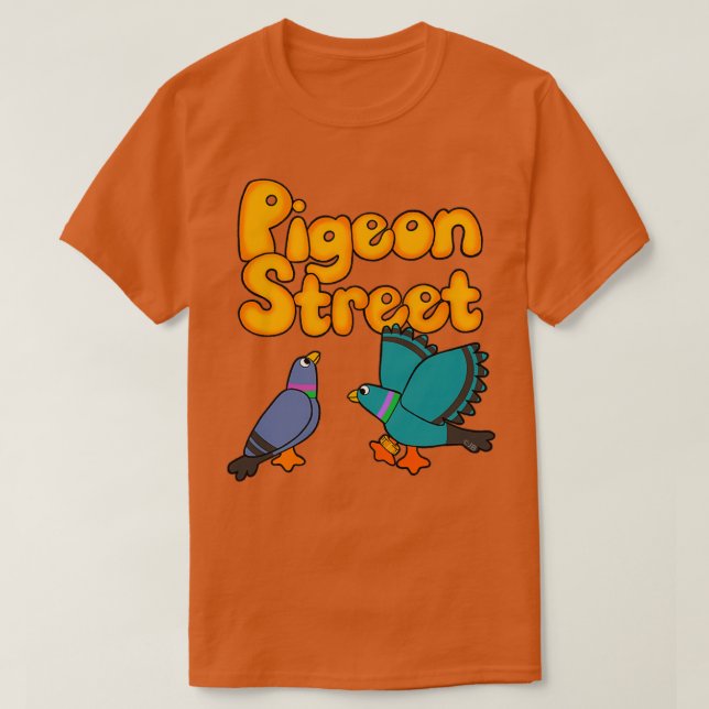 Camiseta Calle Pigeon (Diseño del anverso)