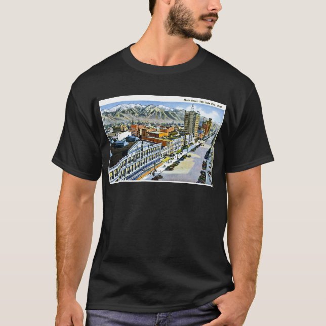 Camiseta Calle principal, Salt Lake City, Utah (Anverso)