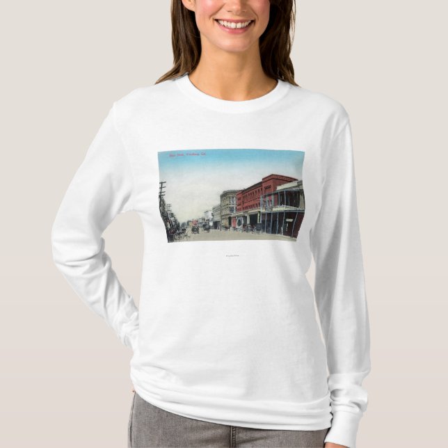 Camiseta Calle principal SceneWoodland, CA (Anverso)